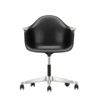 fauteuil de bureau - eames plastic armchair pacc noir re