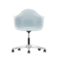 fauteuil de bureau - eames plastic armchair pacc gris bleuté re