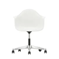 fauteuil de bureau - eames plastic armchair pacc blanc