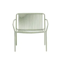 fauteuil extérieur - tribeca 3669 vert sauge acier finition époxy, pvc