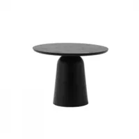 table d'appoint guéridon - turn réglable en hauteur noir ø 55 x h 41,5 - 64 cm
