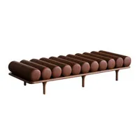 canapé - five to nine daybed noyer, cuir cuir aniline 02