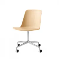 fauteuil de bureau - rely hw21 sable aluminium poli