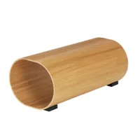 petit rangement - banc log bench l 100cm x p 50cm x h 40cm chêne, laque naturelle