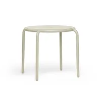 table et table basse extérieur - toní bistreau desert ø 80 x h 76 cm