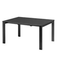 table et table basse extérieur - round extensible fer ancien l 160 / 214 / 268 x p 100 x h 75 cm