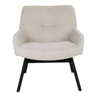 chaise longue en tissu avec pieds noirs house nordic london lounge