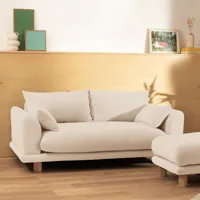 canapé 2 places tediber - fabriqué en france - livraison en 1 à 5 jours - canapé responsable, design et durable - paiement en 3 ou 12 fois