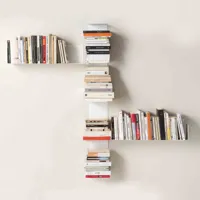 bibliothèque design - étagère livre chicane - teebooks