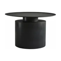 table en métal noir basse pillar - 101 copenhagen