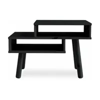 table basse en pin noire hako - karup design