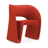 fauteuil design rouge raviolo - magis