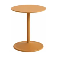 table d'appoint aluminium orange d 41 x h 48 cm soft - muuto
