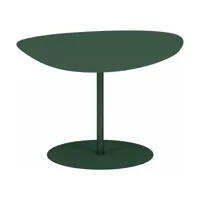 table basse en acier mat olive 39 cm galet 02 - matière grise
