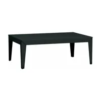 table basse rectangulaire anthracite zef - matière grise