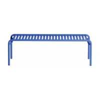 table basse de jardin bleue 127 cm week end - petite friture
