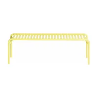 table basse de jardin jaune 127 cm week end - petite friture