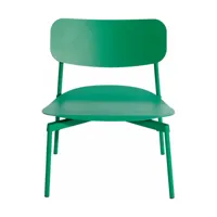 fauteuil de jardin en métal vert menthe fromme - petite friture