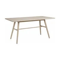 table rectangulaire en frêne blond 170 x 85 cm san marco - hans k