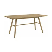 table rectangulaire en chêne huilé 170 x 85 cm san marco - hans k