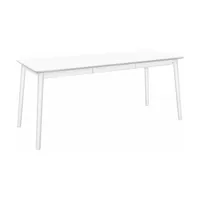 table rectangulaire en bouleau blanc 127 x 75 cm zigzag - hans k