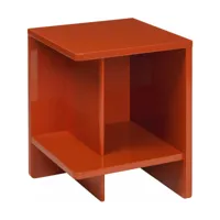 table de chevet côté gauche en mdf orange tenna - broste copenhagen