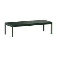 table basse en bois de chêne verte galta rectangle - kann design