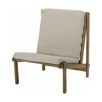 chaise longue gani nature acacia - bloomingville