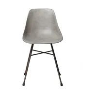 chaise avec pieds en métal hauteville - lyon béton