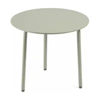 table d'appoint en aluminium vert 40 cm august - serax