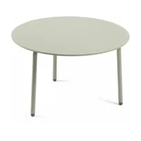 table d'appoint en aluminium vert 50 cm august - serax