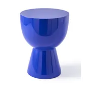 tabouret bleu foncé laqué tip tap - pols potten