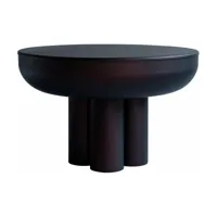 table basse en aluminium noir 65x41 cm crown - 101 copenhagen