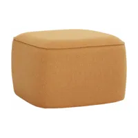 pouf orange cube - hübsch
