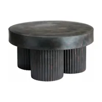 table basse en fibre de béton marron 70 cm gear - norr11