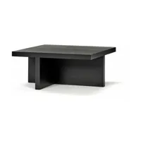 table d'appoint carrée en chêne noire 70 x 70 cm rudolph - serax