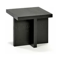 table d'appoint carrée en chêne noire 45 x 45 cm rudolph - serax