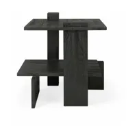 table d'appoint en teck abstract - ethnicraft accessories