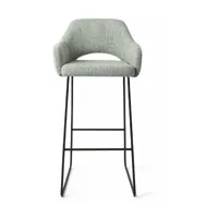 chaise de bar soft sage 102 cm yanai - jesper home