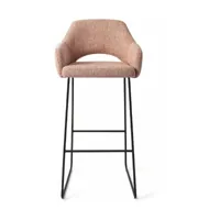 chaise de bar pink punch 102 cm yanai - jesper home