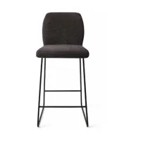 chaise de comptoir almost black 93 cm ikata - jesper home