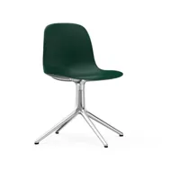 chaise de bureau en polypropylène verte swivel 4l vert - normann copenhagen