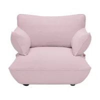 fauteuil en polyester rose 114 x 108 cm sumo loveseat - fatboy