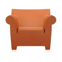 fauteuil de jardin terracotta 102 cm bubble club- kartell