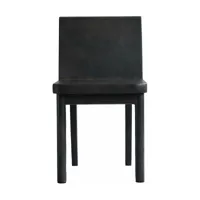 chaise en béton noir café 52 x 43 cm brutus - 101 copenhagen