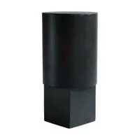 table d'appoint en béton noir café 25 x 25 cm column - 101 copenhagen