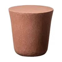 tabouret en argile terracotta kasane 19 - gervasoni
