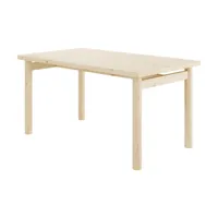 table en pin clair laqué 150 x 85 cm pace - karup design
