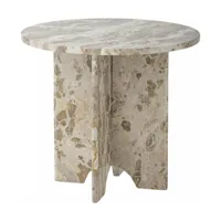 table d'appoint jasmia marbre brun - bloomingville