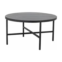 table basse ronde en marbre gris 76 cm estelle - bloomingville